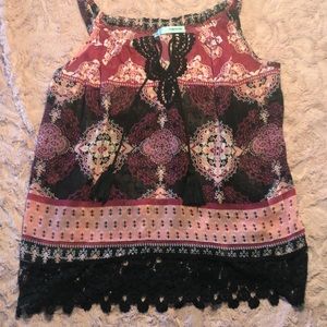Maurice’s patterned tank top